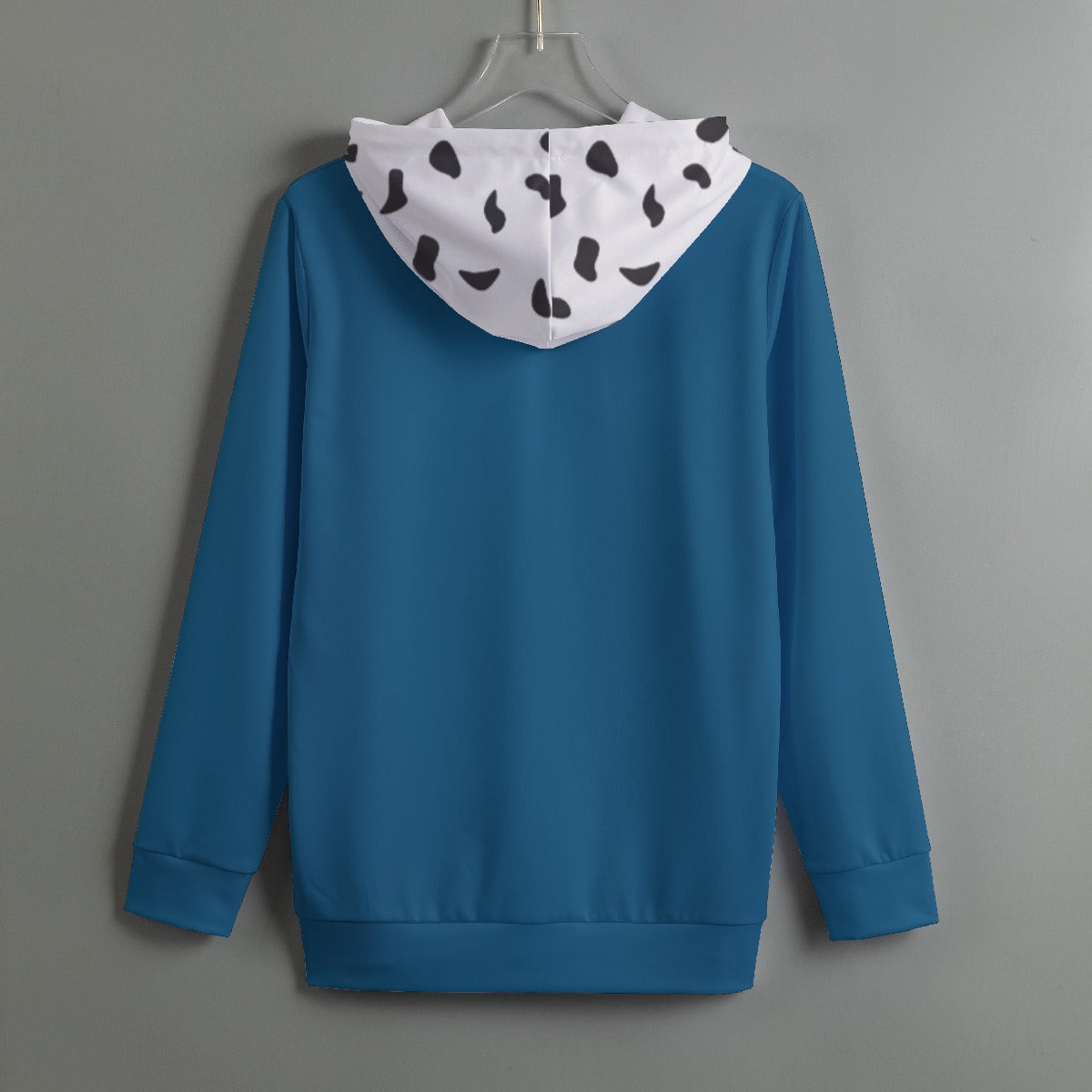 Lady's Dalmatian Teal Hoodie