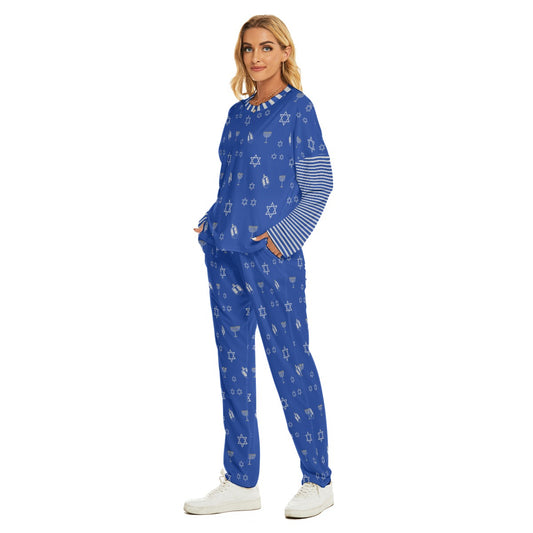 Lady's Pocket Style HANUKKAH Family-Matching PJs