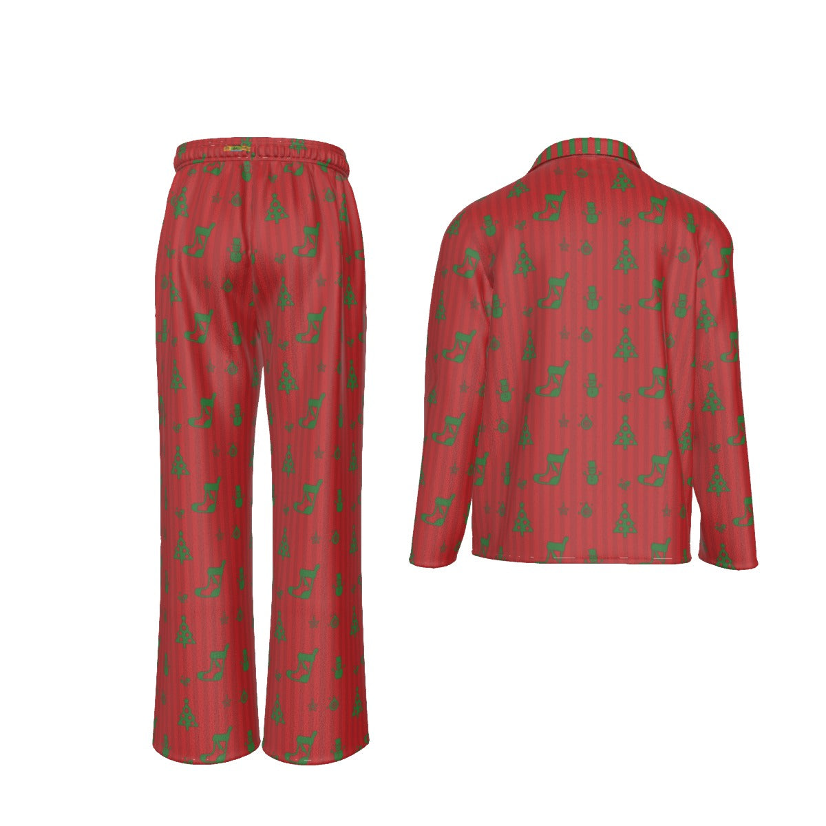 Men's Lapel Style CHRISTMAS Family-Matching PJs