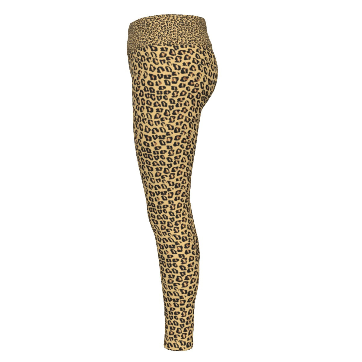 Lady's Parrot-Inspired Leopard Print Leggings