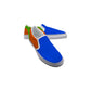 Lady's Fun Blue, Orange, and Green Signature Colors Shoes