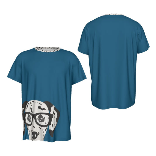 Men's Dalmatian Teal T-Shirt