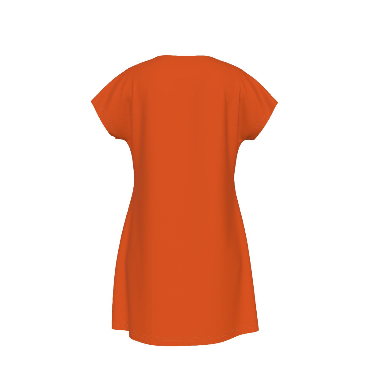 Lady's Orange Shirt Dress (no graphic)