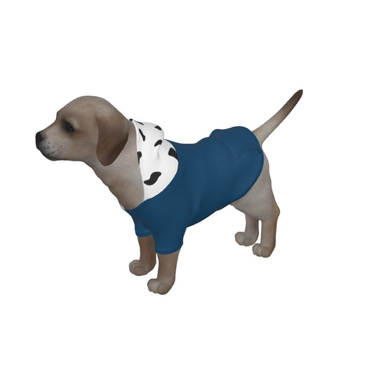 Dog's Dalmatian Teal Hoodie