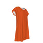 Lady's Orange Shirt Dress (no graphic)