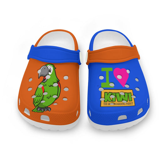 Kid's I Love Kiwi Slip On Clogs