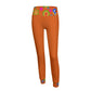 Lady's Flower Pop Orange Leggings