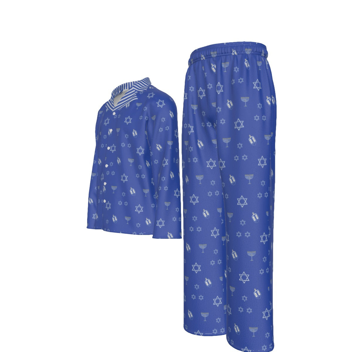 Men's Lapel Style HANUKKAH Family-Matching PJs