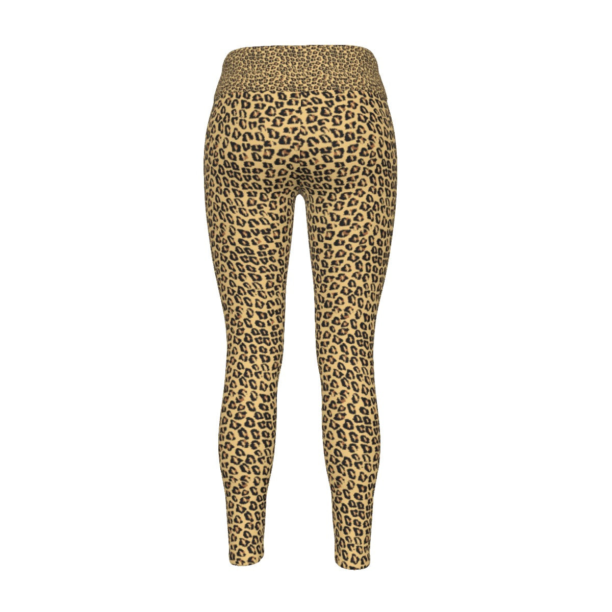 Lady's Parrot-Inspired Leopard Print Leggings