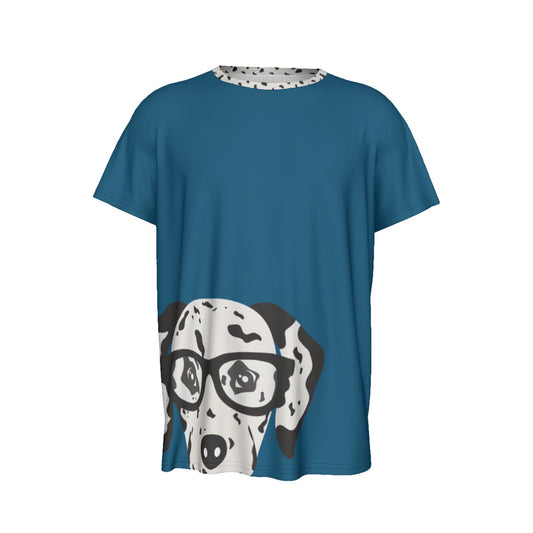 Men's Dalmatian Teal T-Shirt