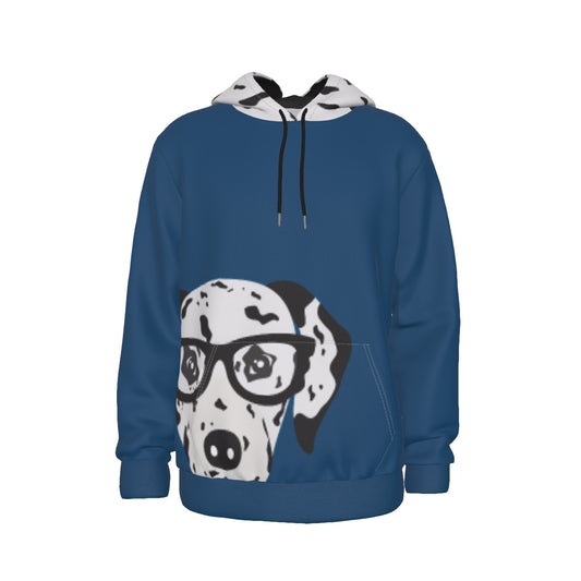 Men's Dalmatian Teal Hoodie