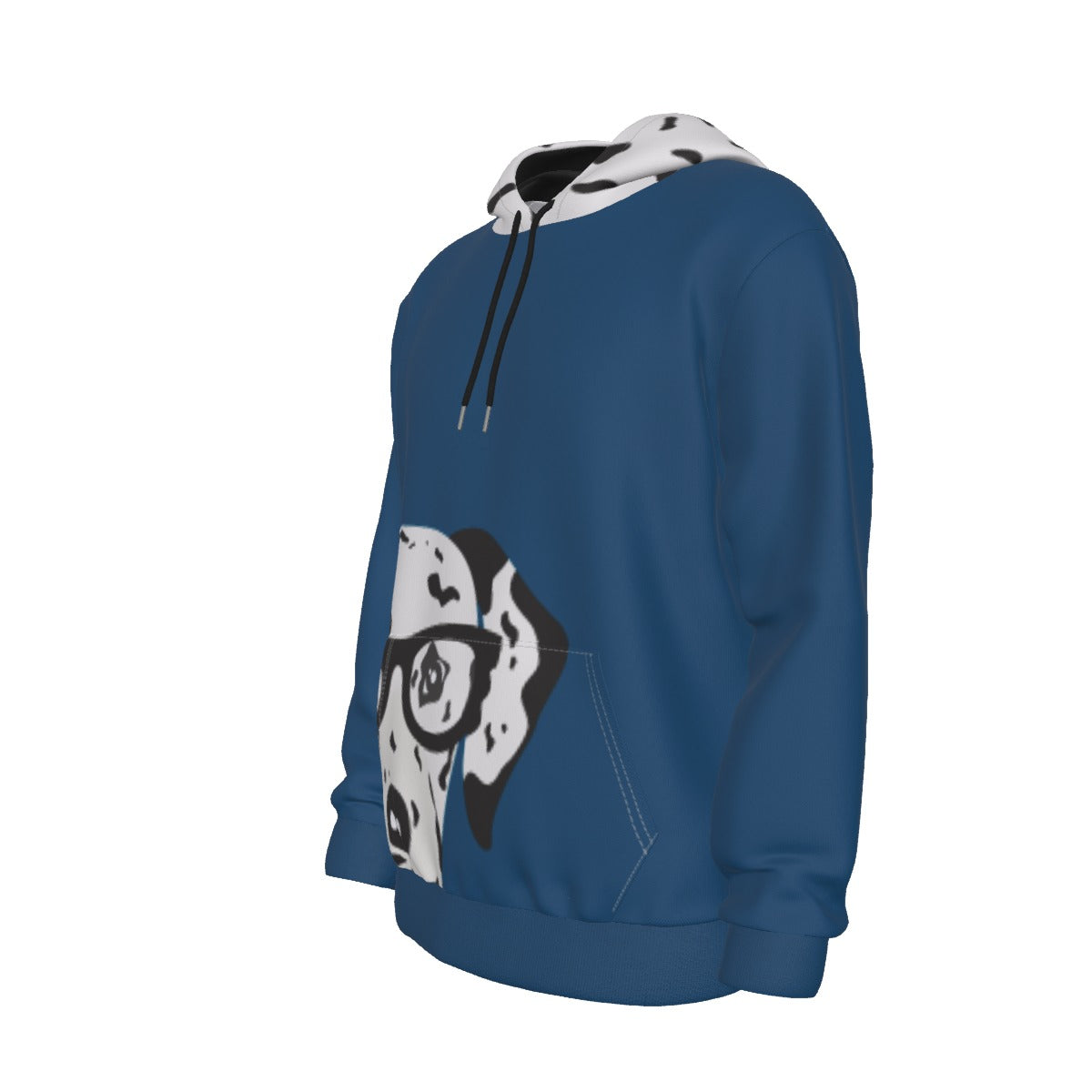 Men's Dalmatian Teal Hoodie