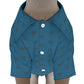 Dog's Dalmatian Face Teal Collar Shirt