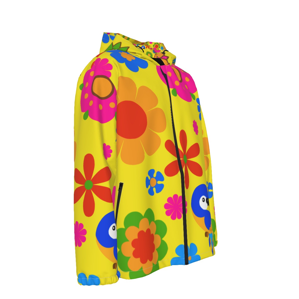 Flower Pop Yellow Wind Jacket