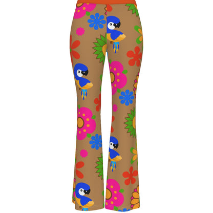 Lady's Flower Pop Flair Leggings Pants