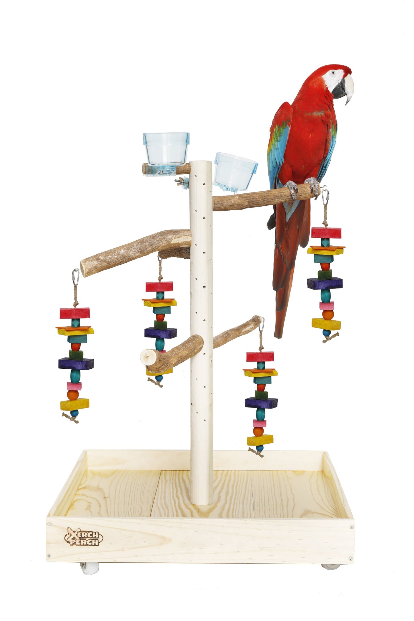 Natural Wood Parrot Stand Perch, Xerch Perch, The Parrot Mom, Bird Tree, Parrot Play Stand, Wood Tree Perch, Macaw Perch, Bird Tree Stand, Bird T Stand, Modular Parrot Tree Stand, Bird Playstand, Dragon Wood, Grape Wood