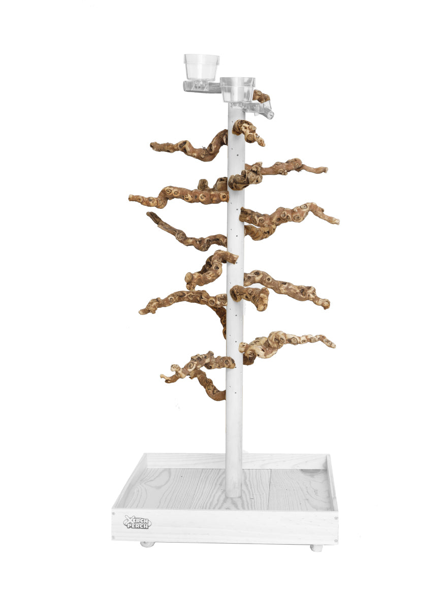 Natural Wood Parrot Perch Branch, Xerch Perch, The Parrot Mom, Bird Tree, Parrot Play Stand, Wood Tree Perch, Macaw Perch, Bird Tree Stand, Bird T Stand, Modular Parrot Tree Stand, Grape Wood, Modular Parrot Play Stand Refill