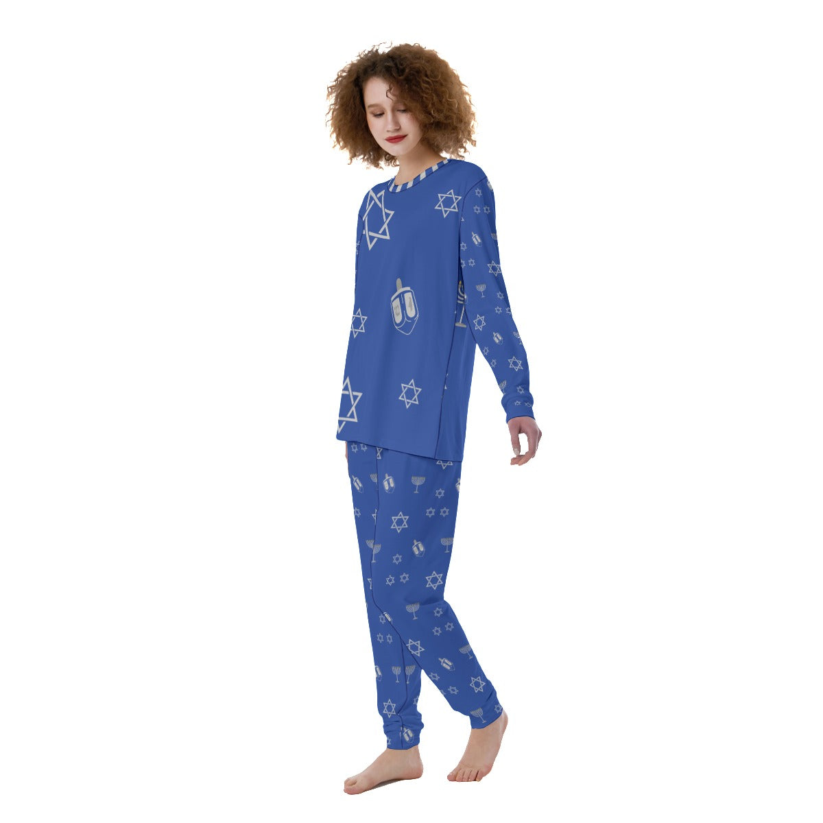 Lady's Cozy Style HANUKKAH Family-Matching PJs