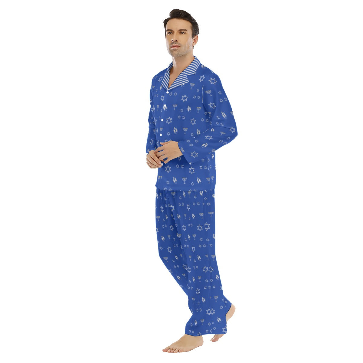 Men's Lapel Style HANUKKAH Family-Matching PJs