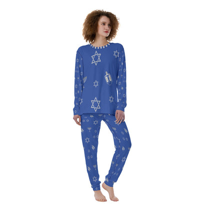 Lady's Cozy Style HANUKKAH Family-Matching PJs